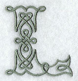 Celtic Knotwork Letter L - 5 Inch