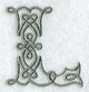Celtic Knotwork Letter L - 5 Inch