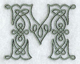 Celtic Knotwork Letter M - 5 Inch