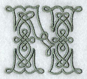 Celtic Knotwork Letter N - 5 Inch