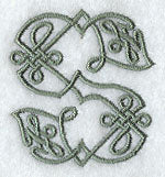 Celtic Knotwork Letter S - 5 Inch