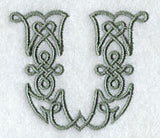 Celtic Knotwork Letter U - 5 Inch