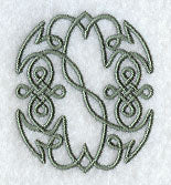 Celtic Knotwork Number 0 - 5 Inch