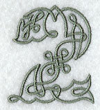 Celtic Knotwork Number 2 - 5 Inch