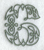 Celtic Knotwork Number 6 - 5 Inch