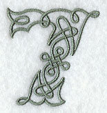 Celtic Knotwork Number 7 - 5 Inch