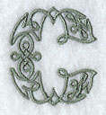 Celtic Knotwork Letter C - 5 Inch