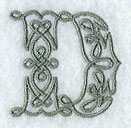 Celtic Knotwork Letter D - 5 Inch