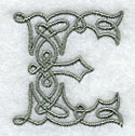 Celtic Knotwork Letter E - 5 Inch