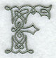 Celtic Knotwork Letter F - 5 Inch