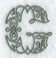 Celtic Knotwork Letter G - 5 Inch