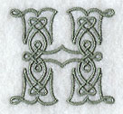 Celtic Knotwork Letter H - 5 Inch
