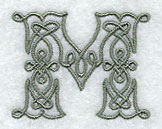 Celtic Knotwork Letter M - 5 Inch