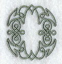 Celtic Knotwork Letter O - 5 Inch