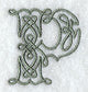 Celtic Knotwork Letter P - 5 Inch