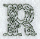 Celtic Knotwork Letter R - 5 Inch