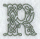 Celtic Knotwork Letter R - 5 Inch