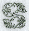 Celtic Knotwork Letter S - 5 Inch