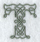 Celtic Knotwork Letter T - 5 Inch