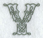 Celtic Knotwork Letter Y - 5 Inch