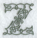 Celtic Knotwork Letter Z - 5 Inch
