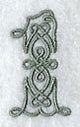 Celtic Knotwork Number 1 - 5 Inch