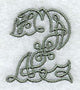 Celtic Knotwork Number 2 - 5 Inch