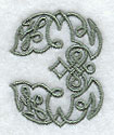 Celtic Knotwork Number 3 - 5 Inch