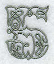Celtic Knotwork Number 5 - 5 Inch