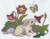 Bunny and Flowers
