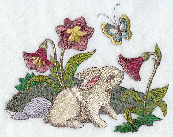 Bunny and Flowers