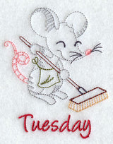 Spring Cleaning Mouse on Tuesday