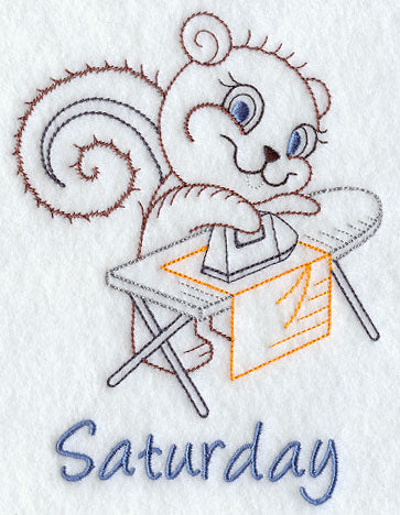 Spring Cleaning Squirrel on Saturday