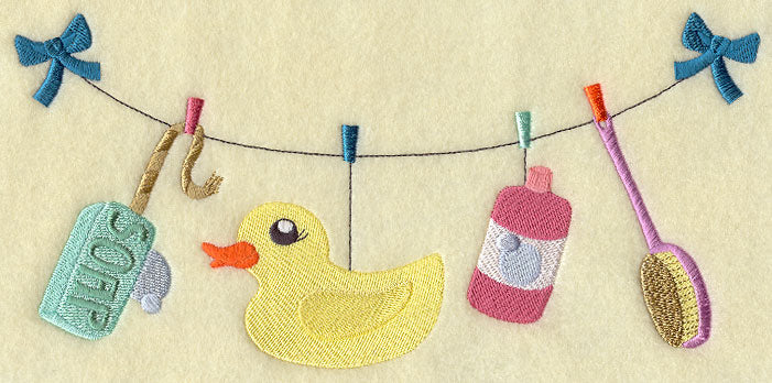 Tub Time Clothesline