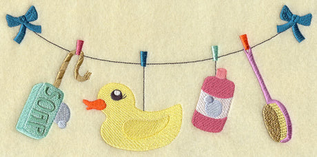 Tub Time Clothesline