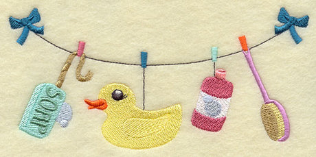 Tub Time Clothesline