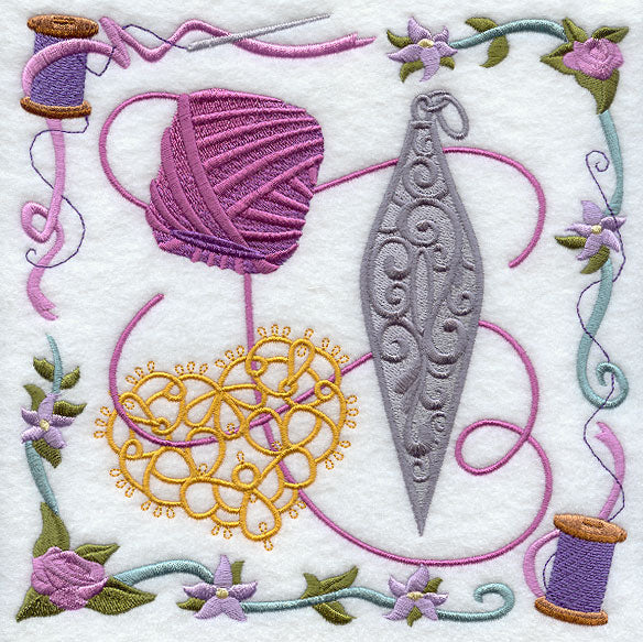 Tatting and Shuttle Collage