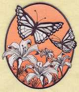 Spring Butterfly Oval
