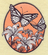 Spring Butterfly Oval