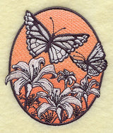 Spring Butterfly Oval
