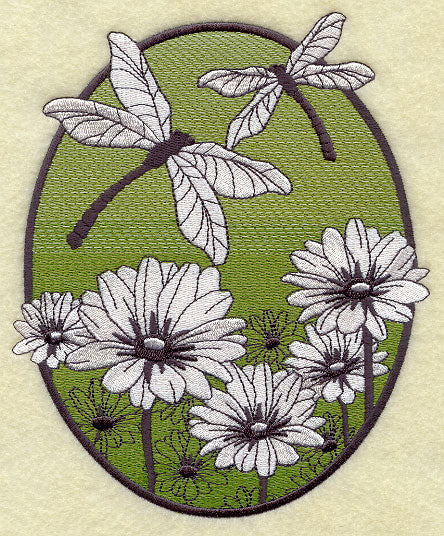 Spring Dragonfly Oval