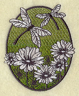 Spring Dragonfly Oval