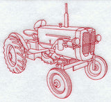 Tractor I (Redwork)
