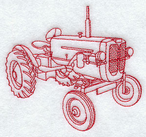 Tractor I (Redwork)