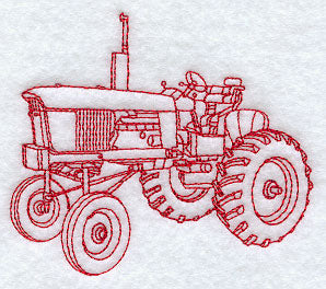 Tractor II (Redwork)