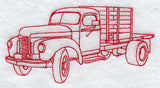 Farm Truck (Redwork)