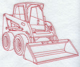 Skid Steer Loader (Redwork)