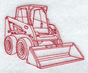 Skid Steer Loader (Redwork)