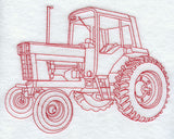 Tractor III (Redwork)