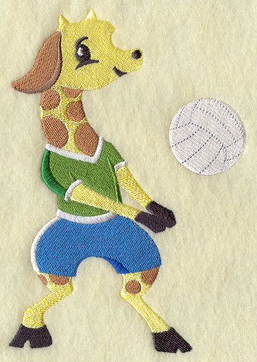 Volleyball Giraffe